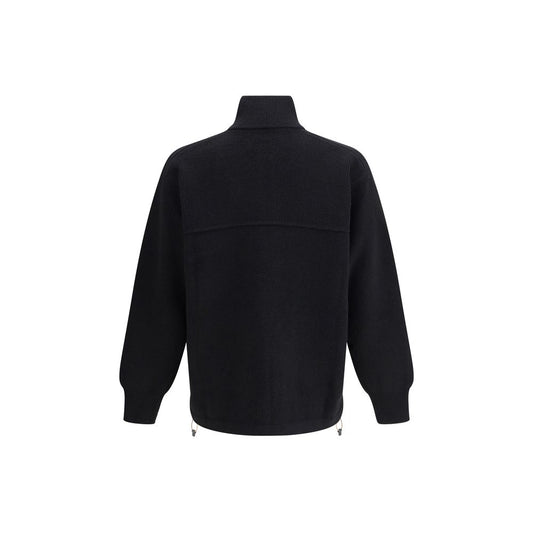 GR10K Black Wool Coat