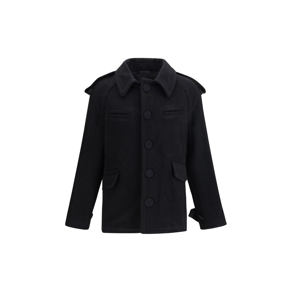 Namacheko Black Cotton Coat Mens Jacket