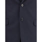 Prada Blue Fleece Wool Two-Piece Suit