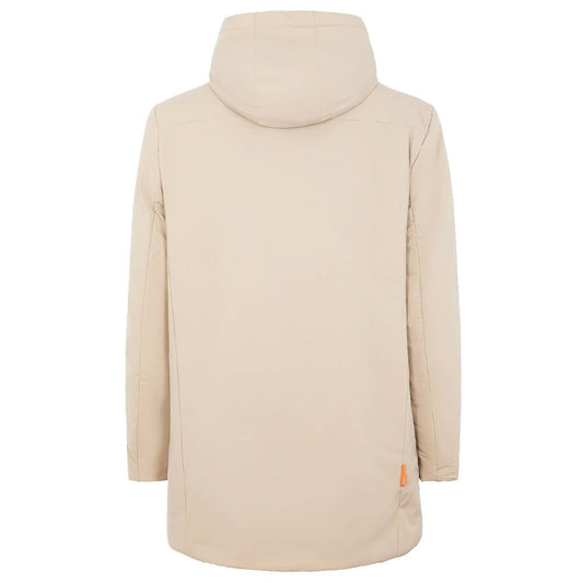 Suns White Polyester Jackets & Coat Mens Jacket