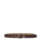 Michael Kors Brown Fabric Regular Belt