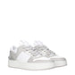 Jimmy Choo White Leather Low Top Sneakers
