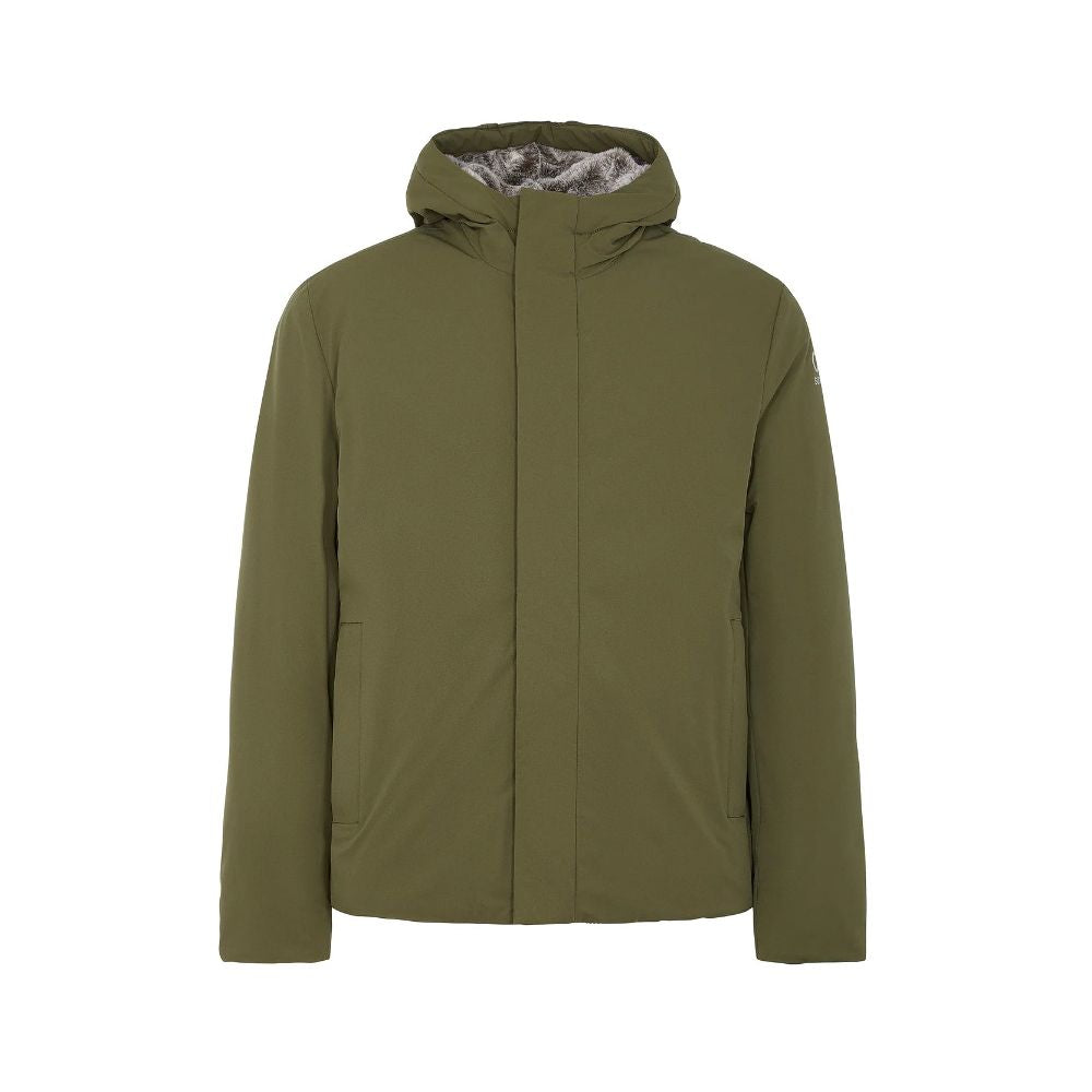 Suns Green Polyester Jackets & Coat Mens Jacket