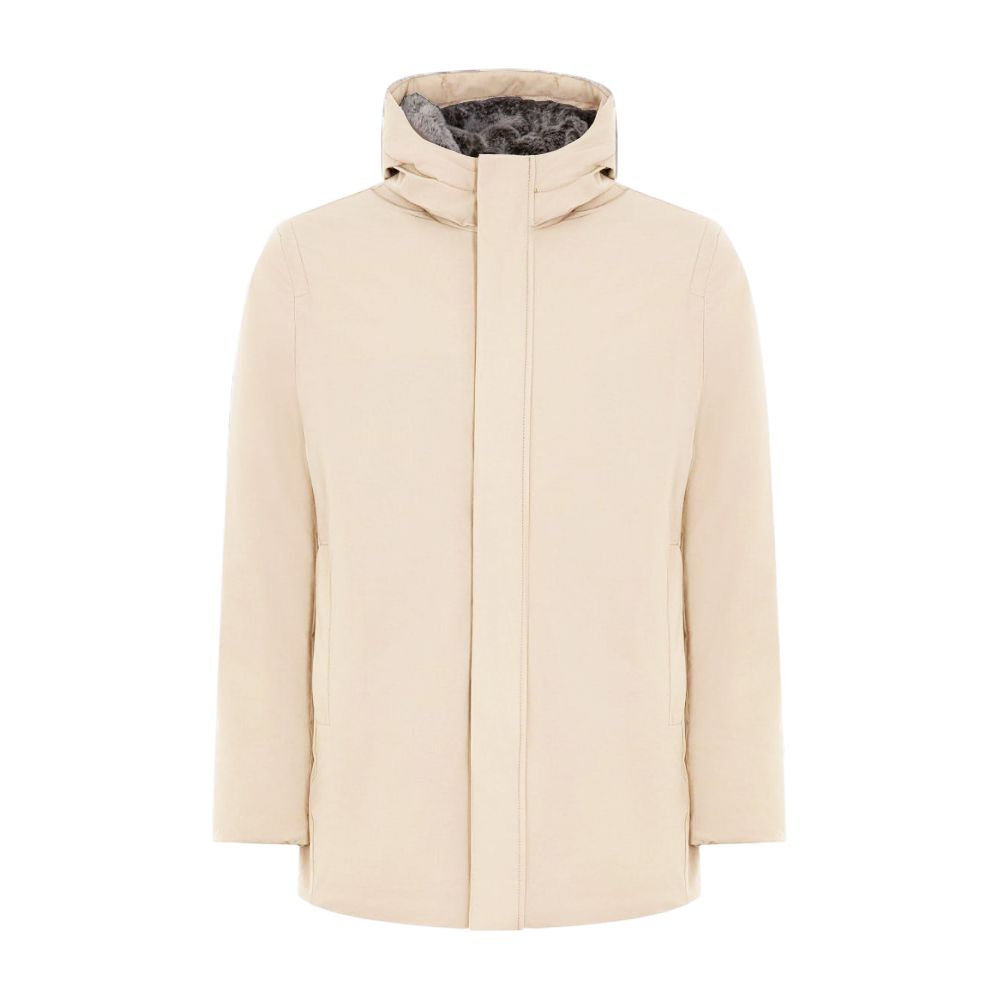 Suns White Polyester Jackets & Coat Mens Jacket