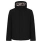Suns Black Polyester Jackets & Coat Mens Jacket