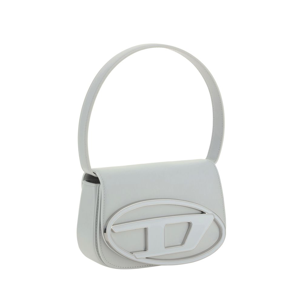 Diesel White Calf Leather Bos Taurus Shoulder Bag Womens Shoulder Bag