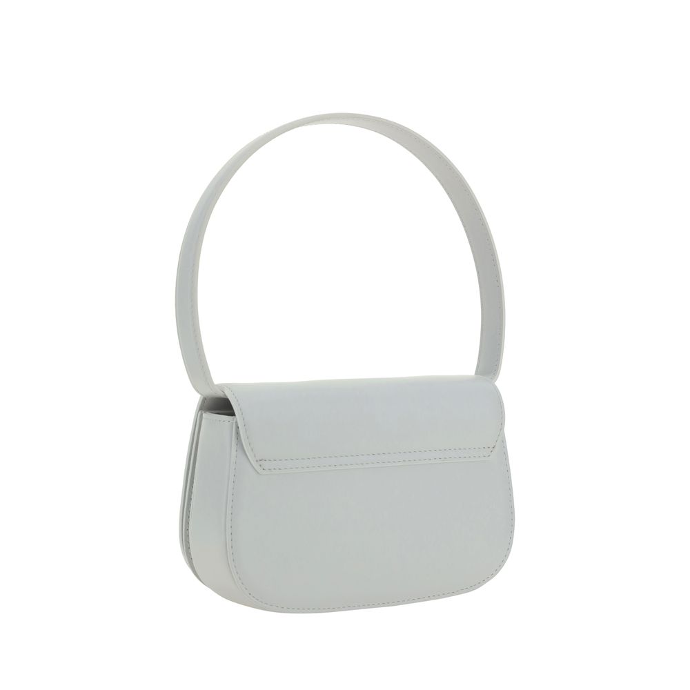Diesel White Calf Leather Bos Taurus Shoulder Bag Womens Shoulder Bag