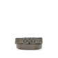 Ferragamo Gray Calf Leather Bos Taurus Belt
