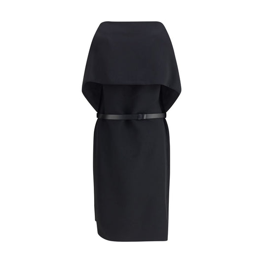 Ferragamo Black Viscose Casual Dress