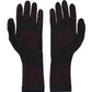 Dolce & Gabbana Black DG Logo Cotton Hands Mitten Men Gloves