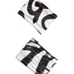 Dolce & Gabbana Black White DG Logo Silk 1 Pair Wristband Mens Bracelet