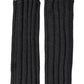 Dolce & Gabbana Black Virgin Wool Knitted Fingerless Gloves