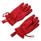 Dolce & Gabbana Red Viscose Motorcycle Biker Mitten Gloves