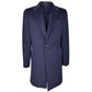 Made in Italy Blue Wool Men Jacket