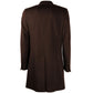 Made in Italy Dark Brown Wool Men's Coat