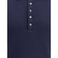 Thom Browne Blue Cotton Polo Shirt