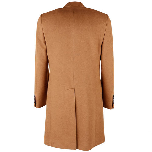 Made in Italy Camel Wool Men's Coat