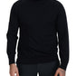 Alpha Studio Black Wool Crewneck Pullover Sweatshirt Sweater Mens Sweater