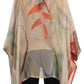 Etro Silk Multicolor Printed Poncho Long Sleeves Women Blouse Top