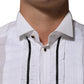 Dolce & Gabbana White Cotton Collared Long Sleeve GOLD Dress  Shirt