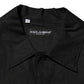 Carhartt Wip Black Linen Collared Short Sleeve Polo Shirt Mens T-Shirt