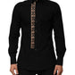 Dolce & Gabbana Black DG Cotton Collared MARTINI Dress Shirt