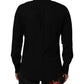 Dolce & Gabbana Black DG Cotton Collared MARTINI Dress Shirt