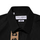 Dolce & Gabbana Black DG Cotton Collared MARTINI Dress Shirt