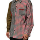 Dolce & Gabbana Multicolor Cotton Collared Checkered Shirt