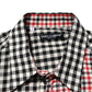 Dolce & Gabbana Multicolor Cotton Collared Checkered Shirt
