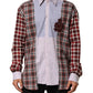 Dolce & Gabbana Multicolor Cotton Collared Checkered Shirt