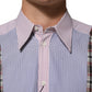 Dolce & Gabbana Multicolor Cotton Collared Checkered Shirt