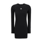 Marine Serre Black Cotton Casual Dress
