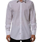 Dolce & Gabbana White Cotton Collared Men MARTINI Dress Shirt