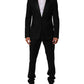 Dolce & Gabbana Black 2 Buttons Jacket Formal 2 Piece Suit Mens Suit