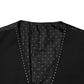 Dolce & Gabbana Black Wool Dress Formal Men Waistcoat Vest