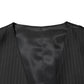 Dolce & Gabbana Black Wool Men Dress Formal Waistcoat Vest