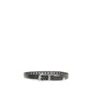 Etro Black Calf Leather Bos Taurus Regular Belt