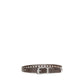 Etro Brown Calf Leather Bos Taurus Belt