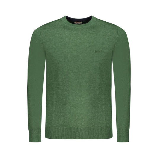 Rifle Green Wool Men Sweater Mens Sweater