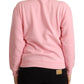 Philippe Model Pink Printed Long Sleeves Pullover Sweater