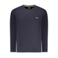 Hugo Boss Blue Cotton Men Sweater
