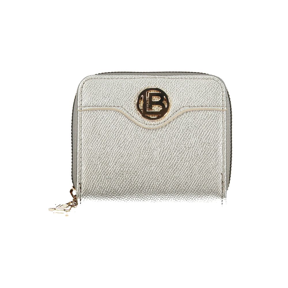 Laura Biagiotti Grigio Polyurethane Women Wallet