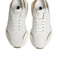 Dolce & Gabbana White Gold Daymaster Low Top Sneakers Shoes