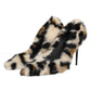 Dolce & Gabbana Brown Fur Leopard High Heels Pumps Shoes