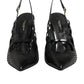 Dolce & Gabbana Leather High Heels Slingback Shoes