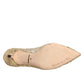 Dolce & Gabbana Gold Taormina Lace DEVOTION Pumps  Shoes