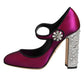 Dolce & Gabbana Pink Embellished High Heels Pumps Shoes