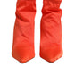 Dolce & Gabbana Orange DG Logo Heels Ankle Boots Shoes