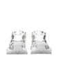 Versace White Fabric Chunky Sneakers